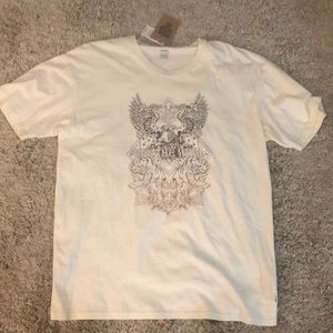 Vans fresh white tee with tags oversized fit xL